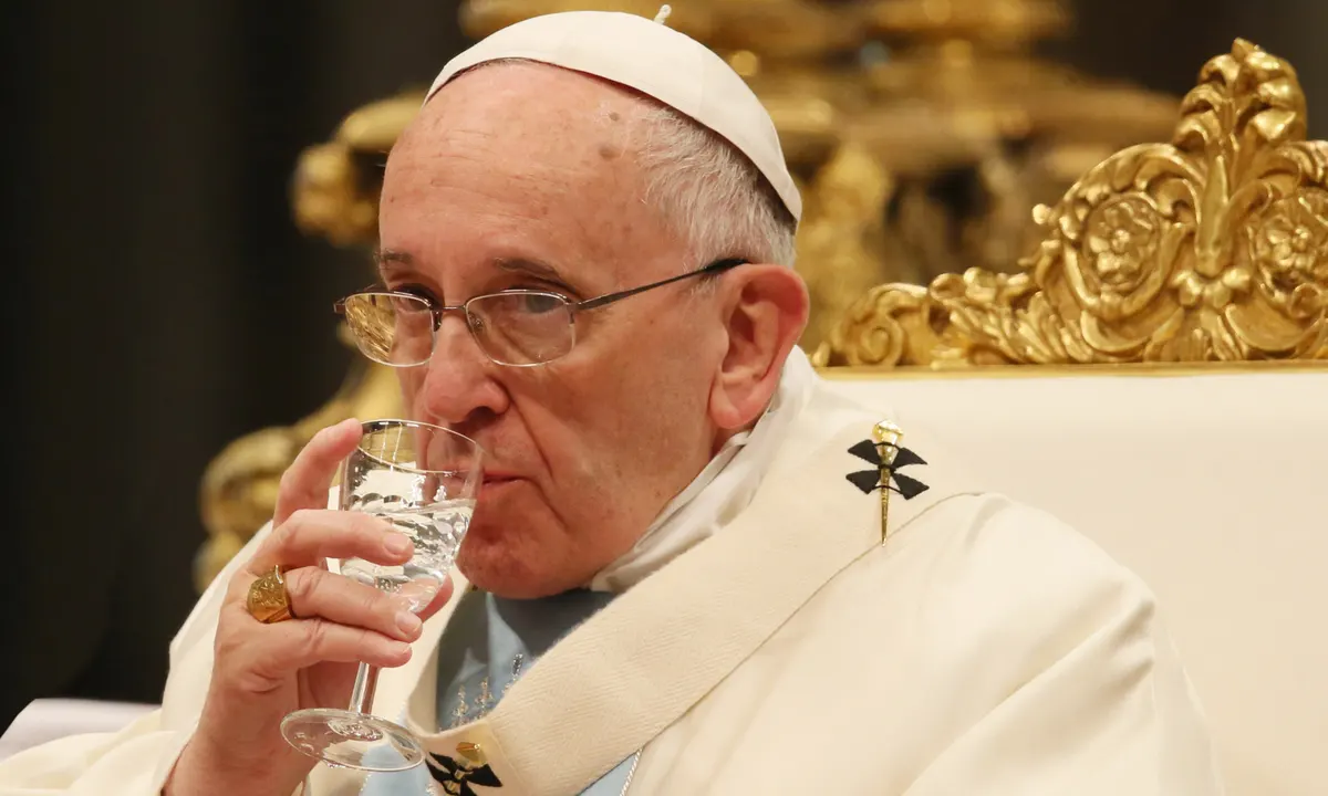 Pope Francis Celebrates Special Message about Wine